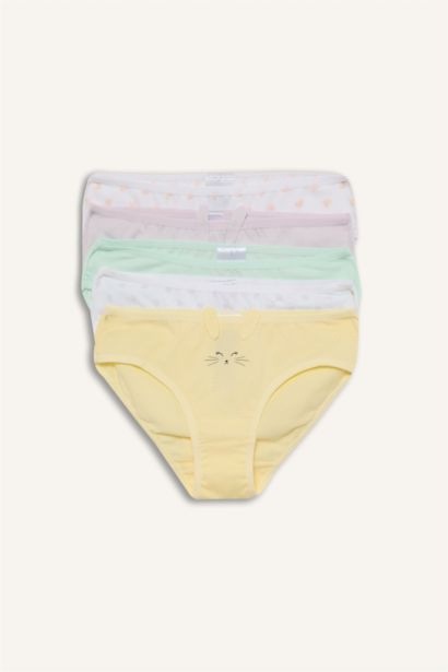 Hayvan Desenli 5'li Alt Kız Çocuk