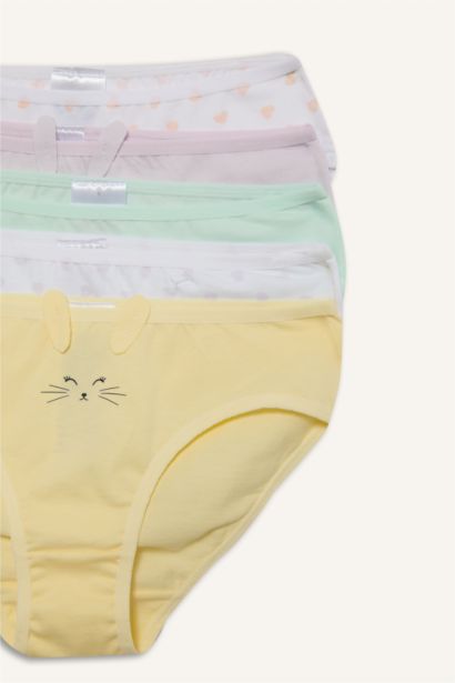 Hayvan Desenli 5'li Alt Kız Çocuk