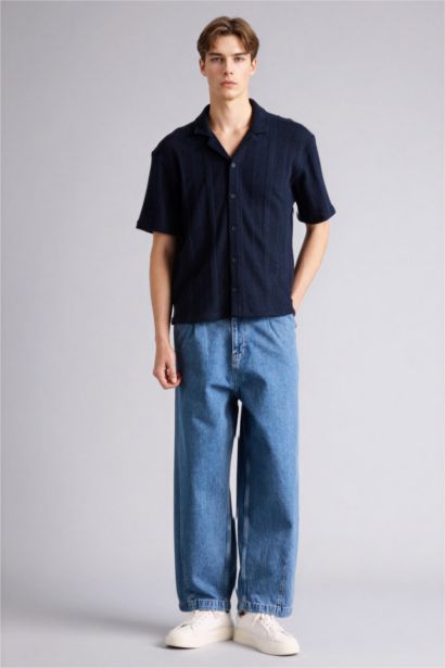 قميص نص ردن اوفر سايز وياخة جاكيت