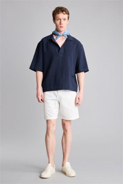 Boxy Fit %100 Pamuk Gömlek