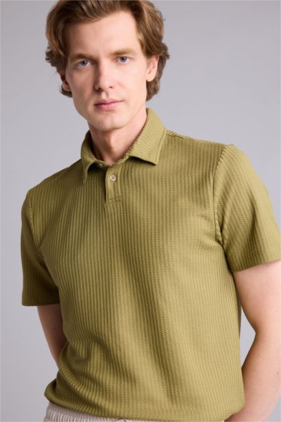 Slim Fit Kısa kollu Polo Tişört