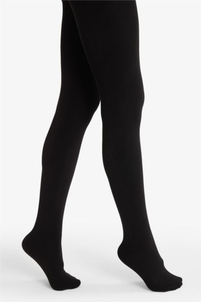 Kadın Siyah Termal Külotlu Çorap
