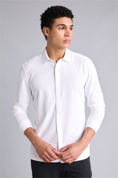 Slim Fit Long Sleeve Shirt