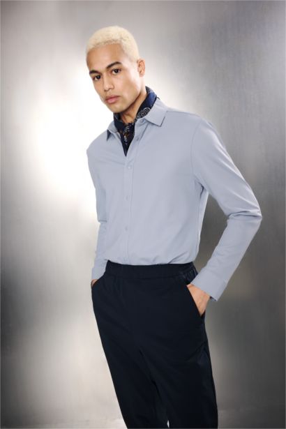 Slim Fit Long Sleeve Shirt