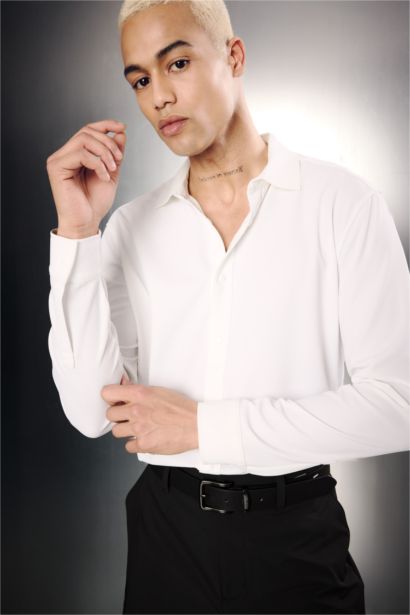 Chemise à manches longues Coupe slim