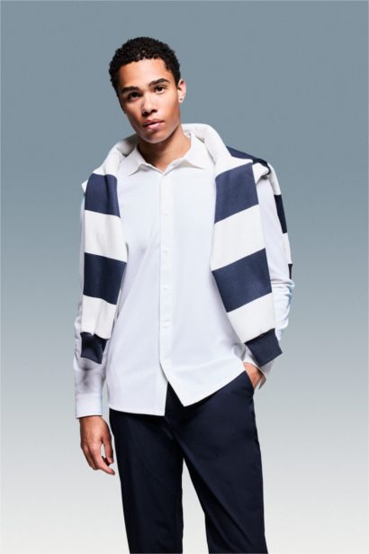 Slim Fit Long Sleeve Shirt