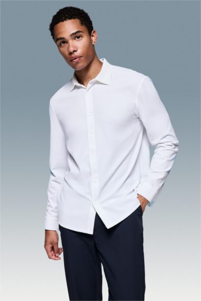 Slim Fit Long Sleeve Shirt