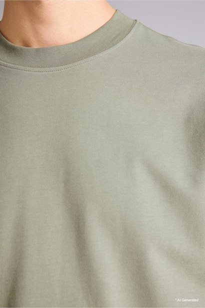 %100 Pamuk Boxy Fit Tişört