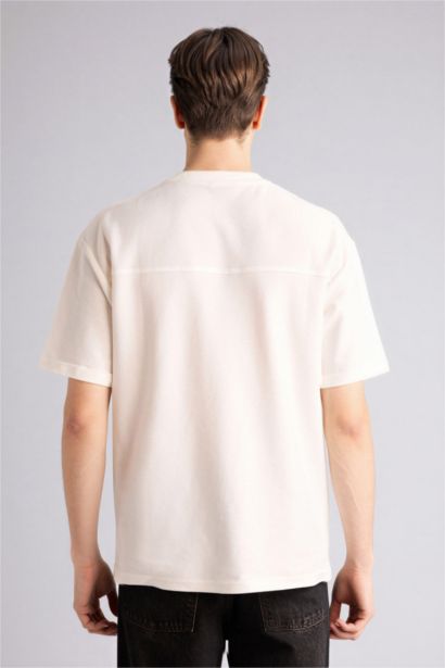 Cotton Boxy Fit Printed T-Shirt