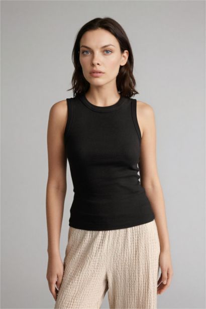 ديباردور مضلع سليم فيت بياقة مستديرة بيزك