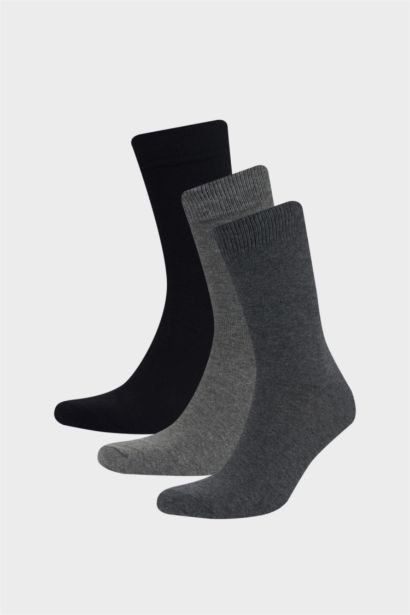 Lot de 3 paires de Chaussettes longues en coton pour homme