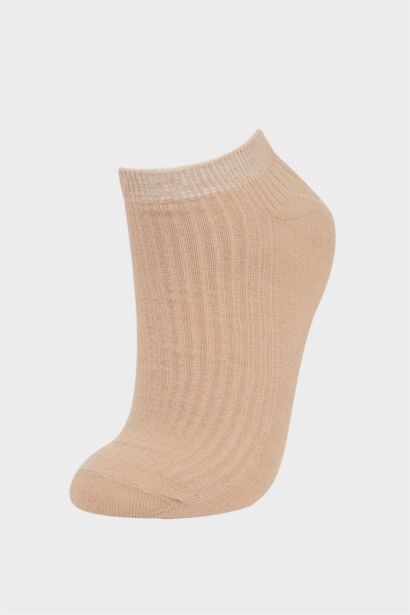 Woman 5 Piece Short Cotton Socks