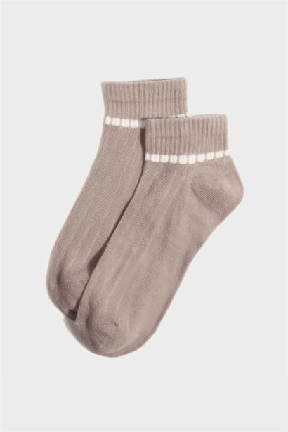 Woman 5 Piece Short Cotton Socks