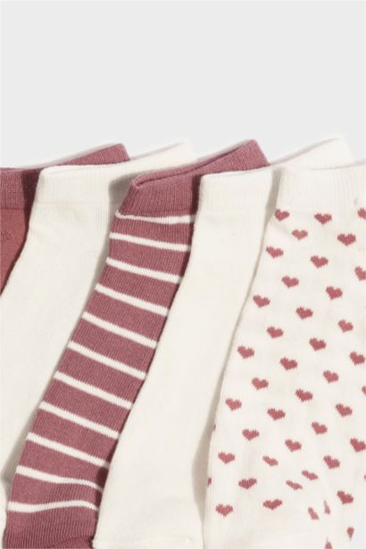 شرابات قصير حريمي قطن من 5 قطع