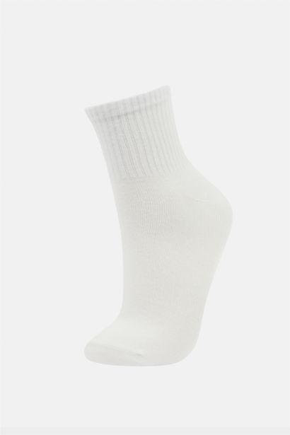 جوارب قصيرة نسائية من قطن - 3 قطع