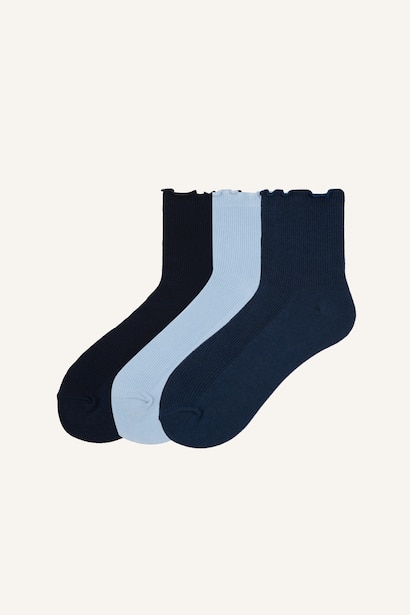3 piece Cotton Short Socks