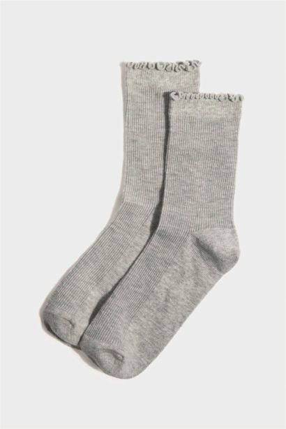 Lot de 3 paires de Chaussettes longues en coton pour femme