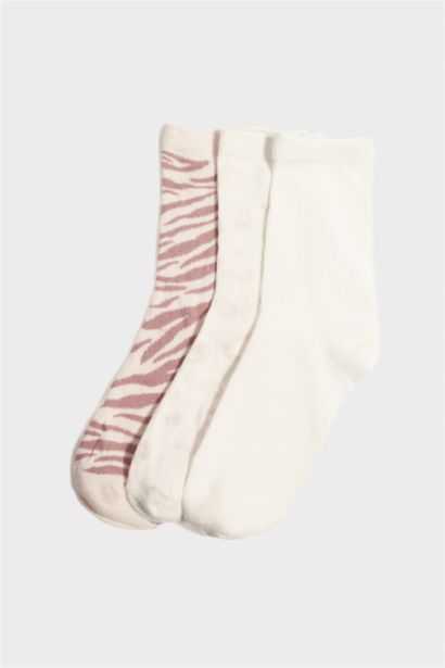 Woman 3 piece Long Cotton Socks