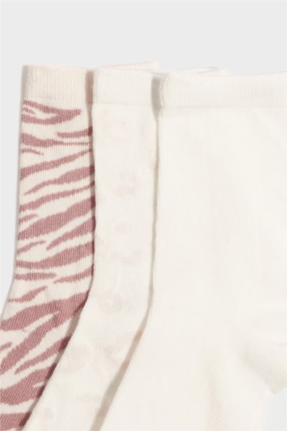 Woman 3 piece Long Cotton Socks