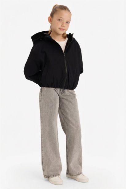 Girl Hooded Raincoat