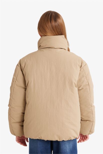 Girl High Neck Puffer Jacket