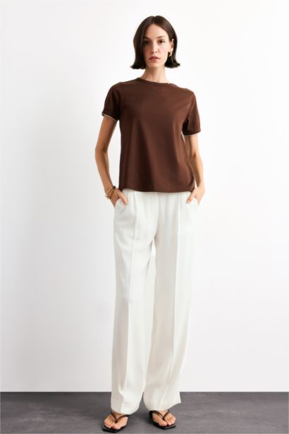 Crew Neck Short Sleeve T-Shirt