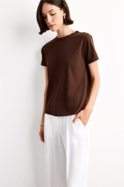 Crew Neck Short Sleeve T-Shirt