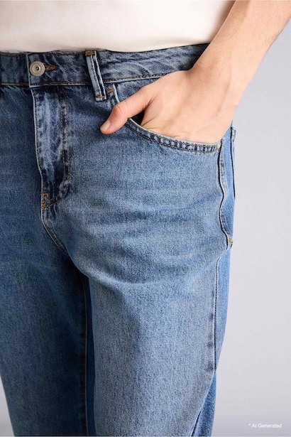 Straight Fıt Jean