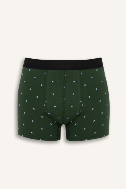 Regular Fit Puantiye 3'lü Boxer