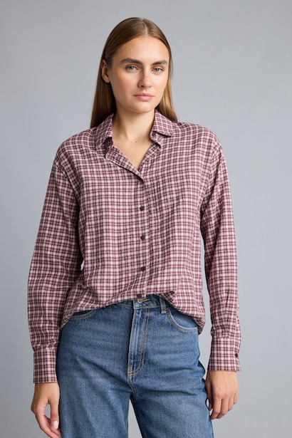 Regular Fit Flanel Long Sleeve Shirt