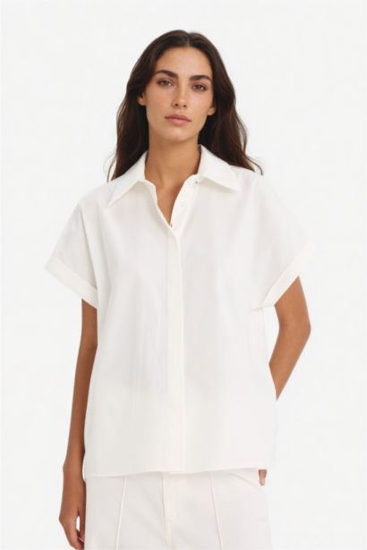 Regular Fit Poplin Long Sleeve Shirt