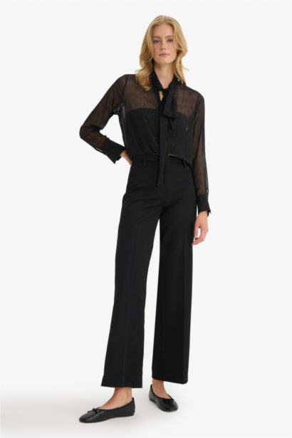 Regular Fit Long Sleeve Blouse