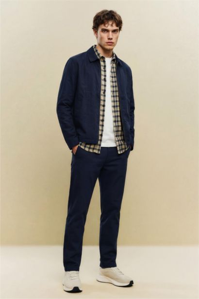 Basic Navy Blue Trousers