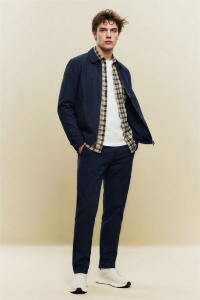 Basic Navy Blue Trousers