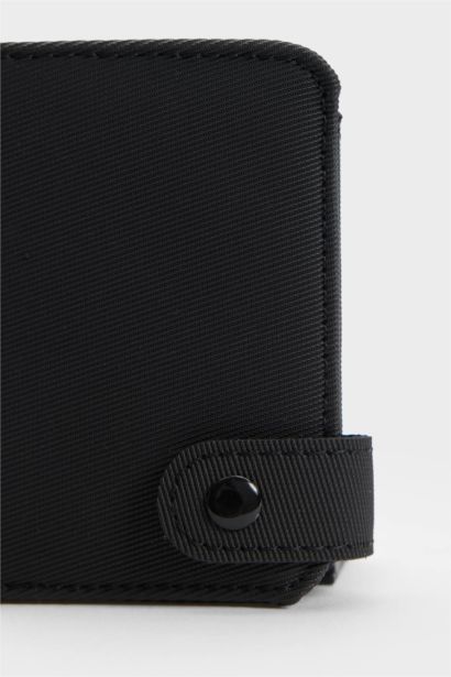 Man Faux Leather Business Card Wallet