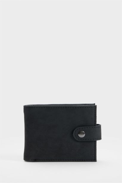 Man Faux Leather Wallets