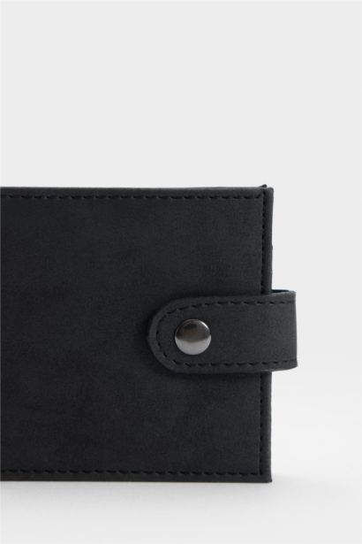 Man Faux Leather Wallets
