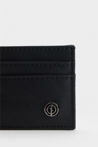 Porte-cartes en similicuir pour homme
