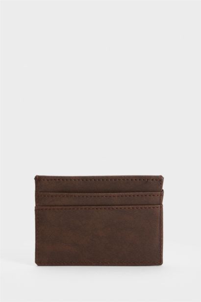 محفظة بطاقات رجالي جلد صناعي