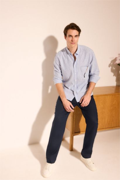 Mixed Linen Shirt