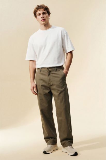 Straight Fit Trousers