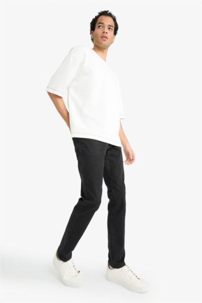 Carlo Skinny Fit Regular Waist Jeans