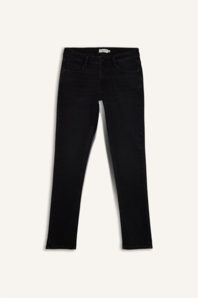 Jean Pedro Slim à jambe étroite effet délavé