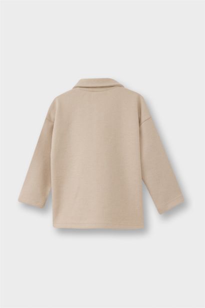 Baby Boy Shirt Collar Selanik Fabric Sweatshirt