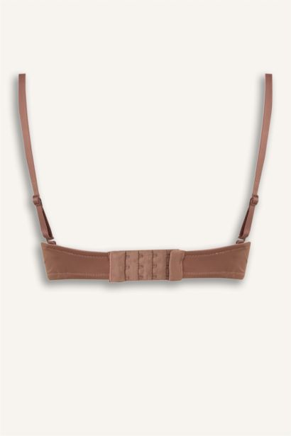 Micro Kaplı Yarım Dolgulu Balenli Straplez Sütyen