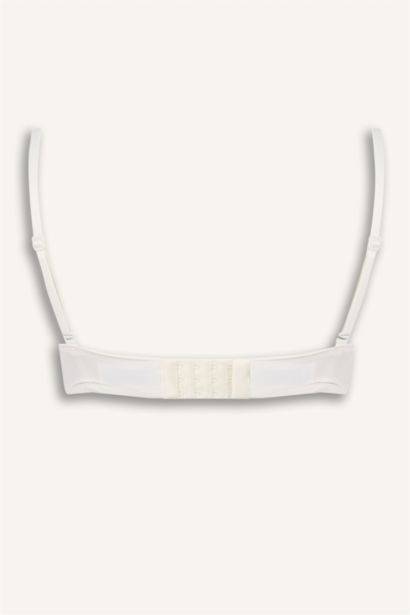 Micro Kaplı Yarım Dolgulu Balenli Straplez Sütyen