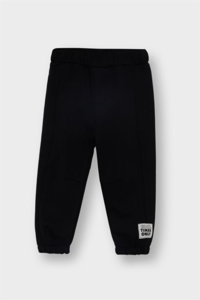 Baby Boy Label Printed Elastic Waist 2 Piece Sweatpants