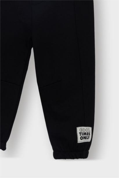 Baby Boy Label Printed Elastic Waist 2 Piece Sweatpants