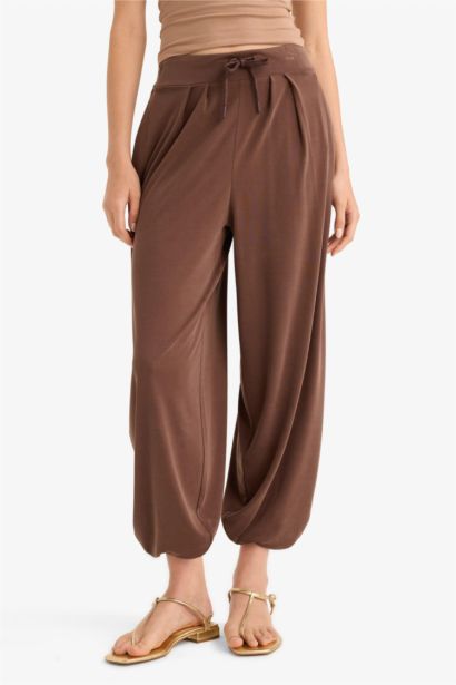 Oversıze Modal Pantolon