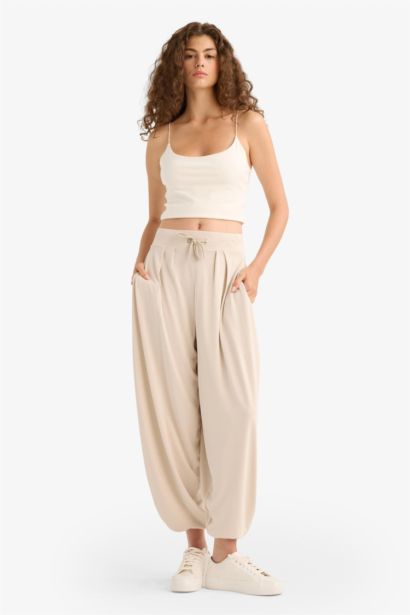Oversize Fit Modal Trousers